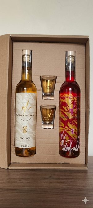 Kit-2 Fechado 500 mL- (uma garrafa Cristal e uma garrafa de Rubi)