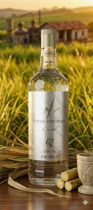 Cachaça Capim Cheiroso Cristal 1000 mL